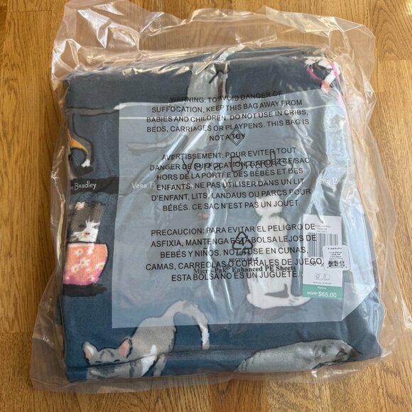 Vera Bradley Cat's Meow Fleece Throw Blanket NWT - Picture 2 of 4